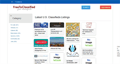 Desktop Screenshot of freetoclassified.com